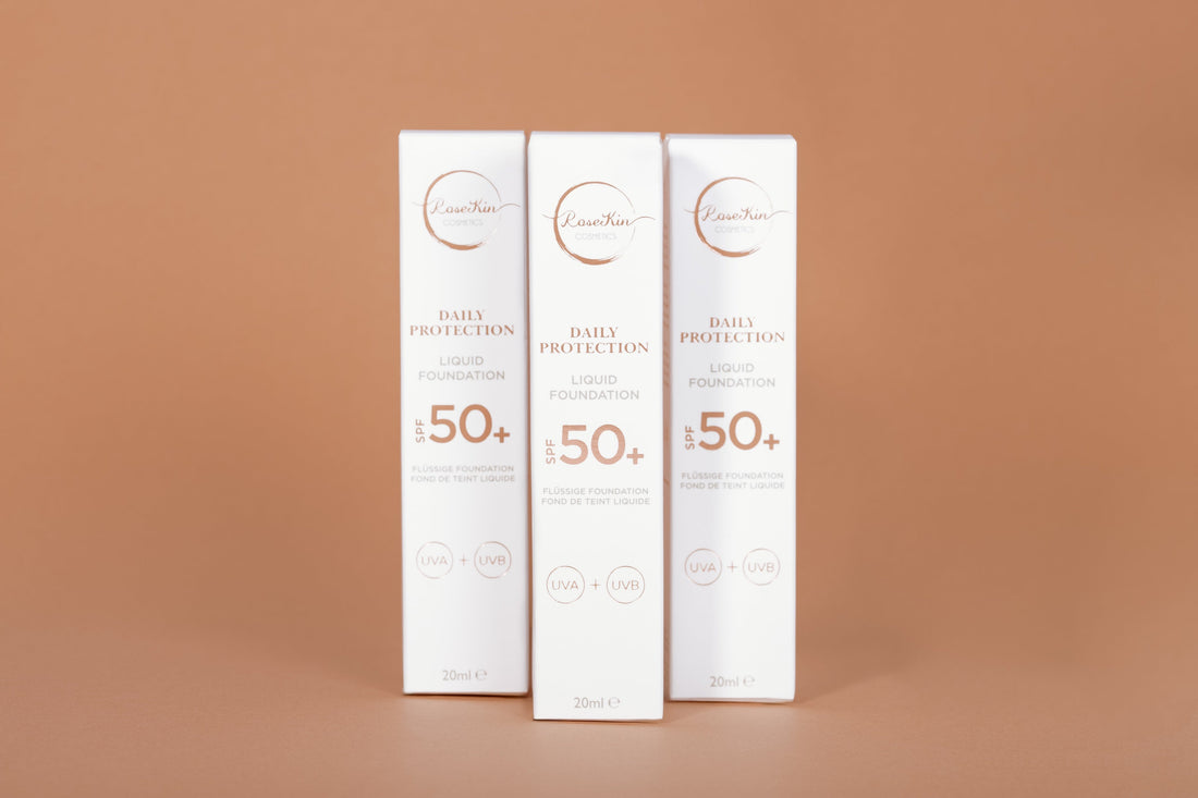 Discover the Improved Daily Protection Liquid Foundation SPF 50+