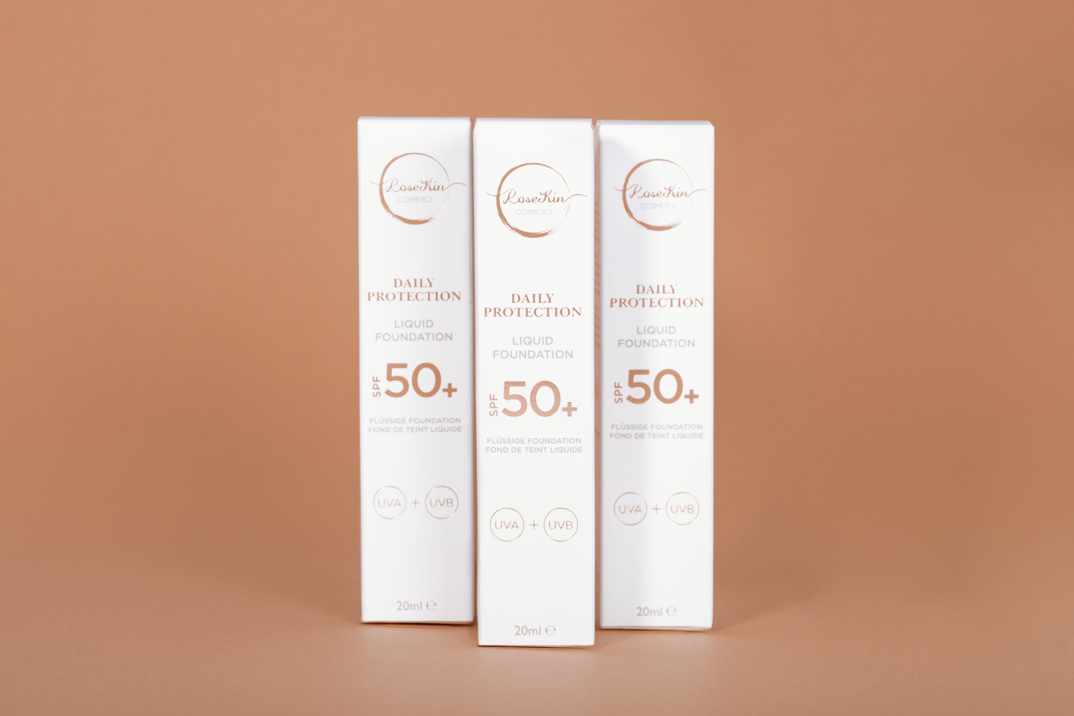 Discover the Improved Daily Protection Liquid Foundation SPF 50+